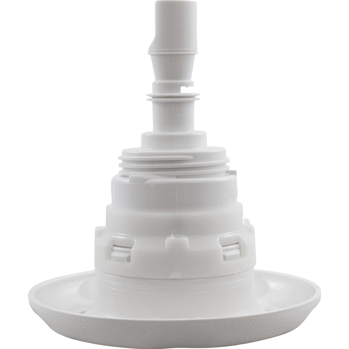 Jet Intl, WW Poly Storm, 4"fd, Twin Roto, Txt Scal, Wht, Thd : 229-8170