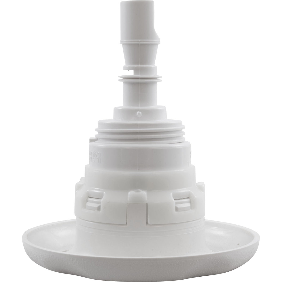 Jet Intl, WW Poly Storm, 4"fd, Twin Roto, Txt Scal, Wht, Thd : 229-8170