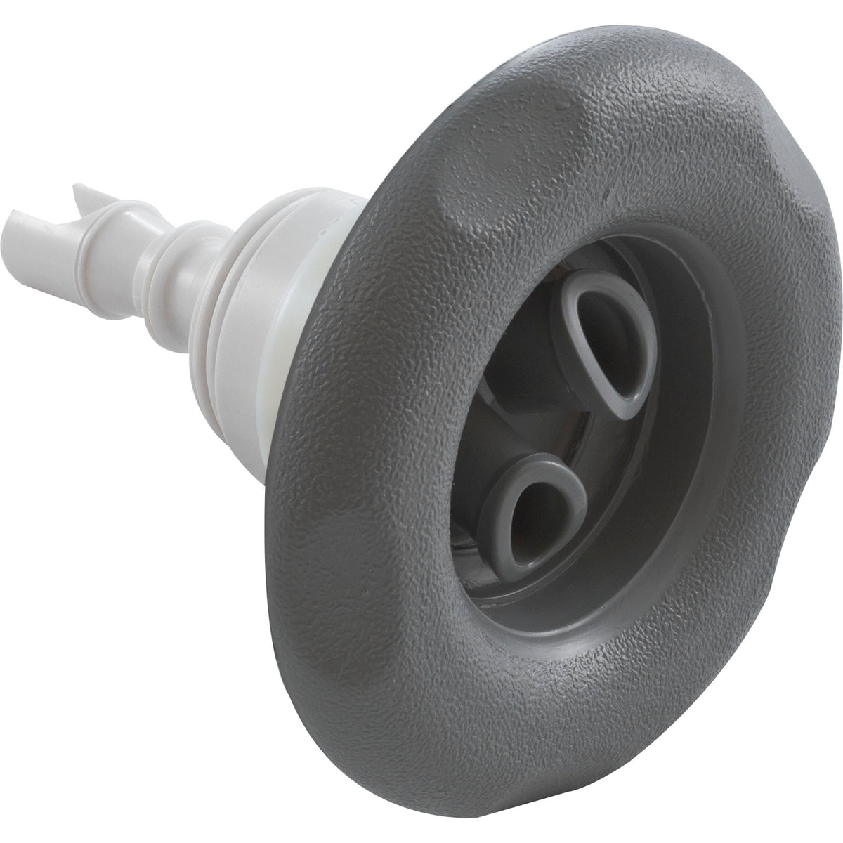Jet Intl, WW Poly Storm, 4"fd, Twin Roto, Txt Scal, Gry, Thd : 229-8177
