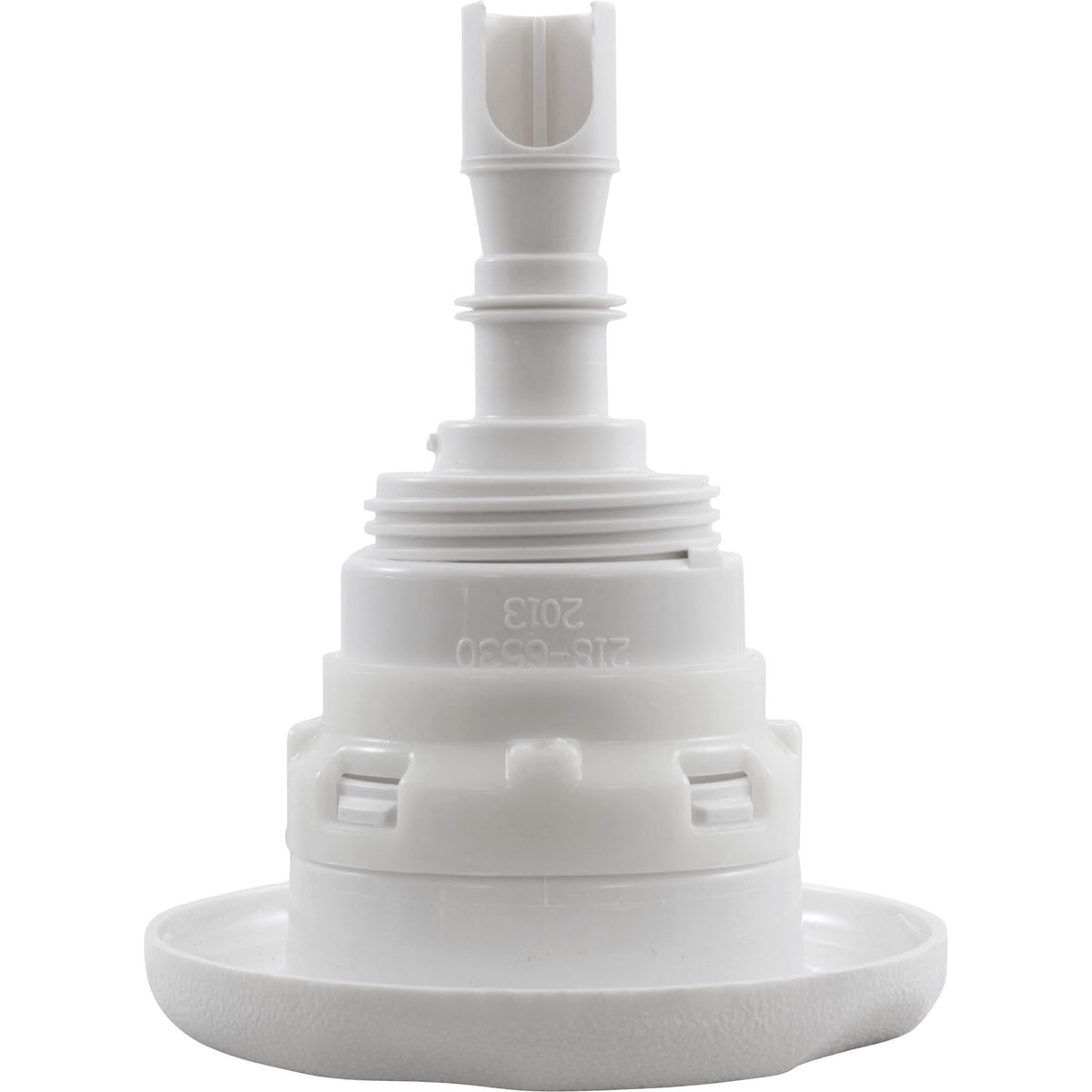 Jet Intl, WW Poly Storm Gun, 3-3/8"fd, Mass, Txt Scal, Wht, Thd : 229-8030