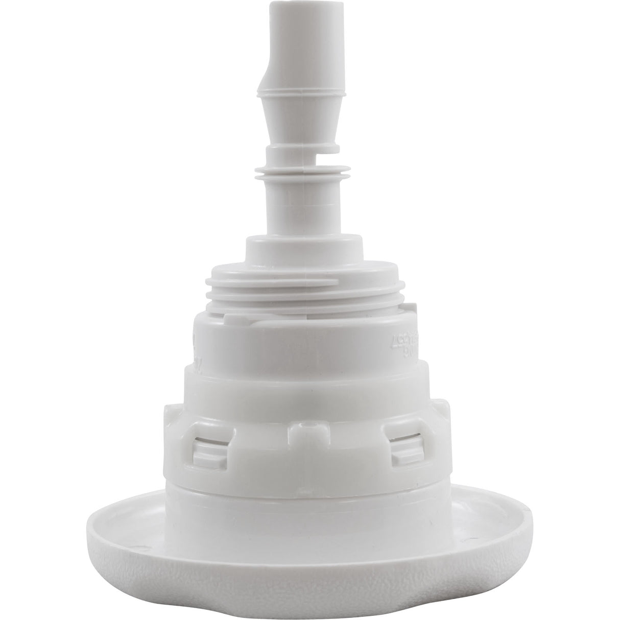 Jet Intl, WW Poly Storm Gun, 3-3/8"fd, Mass, Txt Scal, Wht, Thd : 229-8030