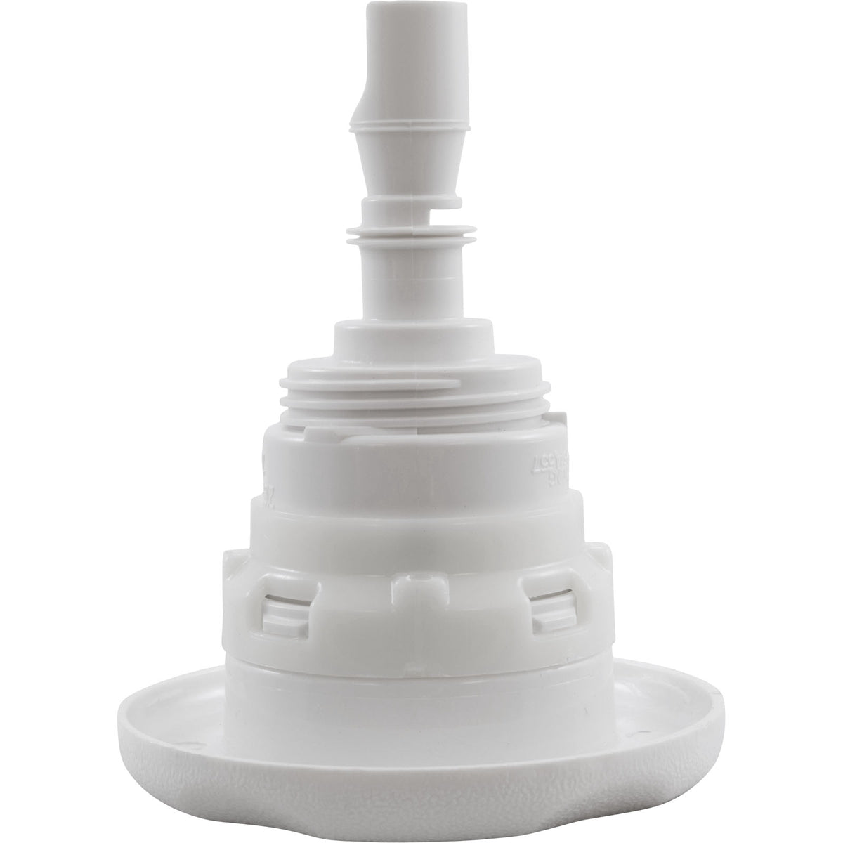 Jet Intl, WW Poly Storm Gun, 3-3/8"fd, Mass, Txt Scal, Wht, Thd : 229-8030