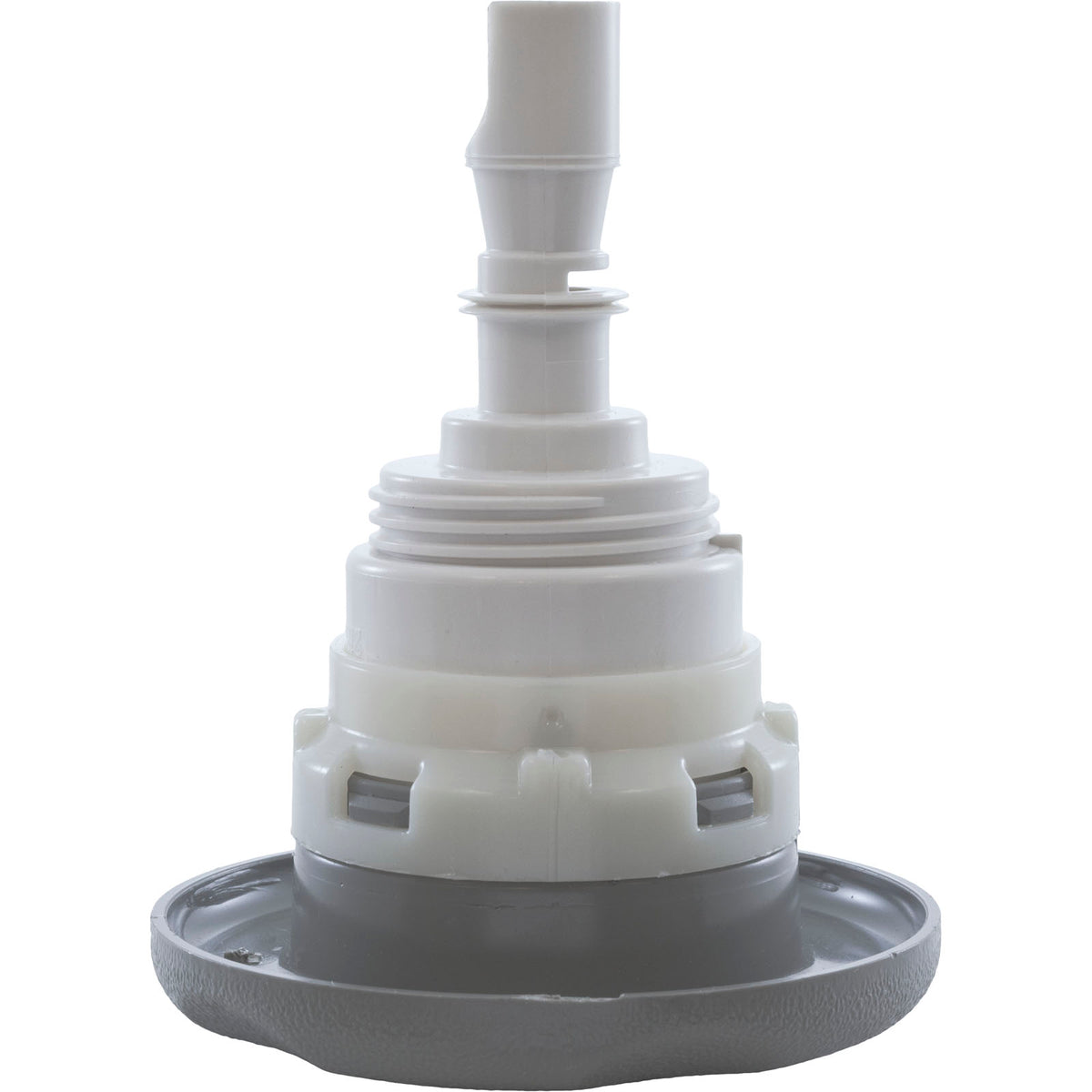 Jet Intl, WW Poly Storm Gun, 3-3/8"fd, Mass, Txt Scal, Gry, Thd : 229-8037