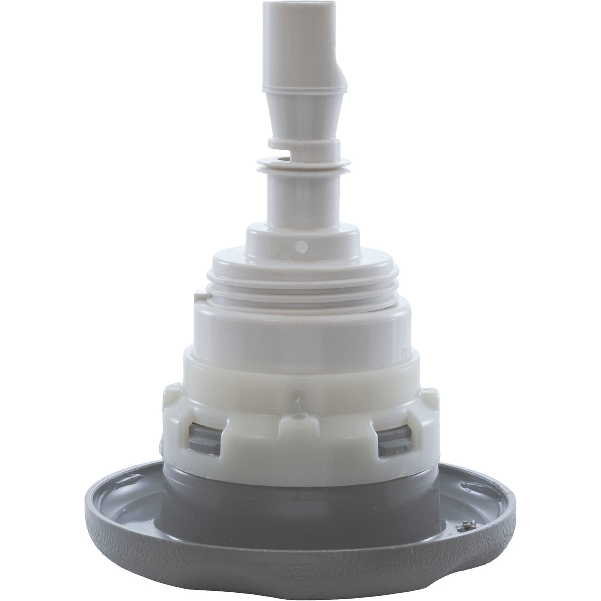 Jet Intl, WW Poly Storm Gun, 3-3/8"fd, Mass, Txt Scal, Gry, Thd : 229-8037