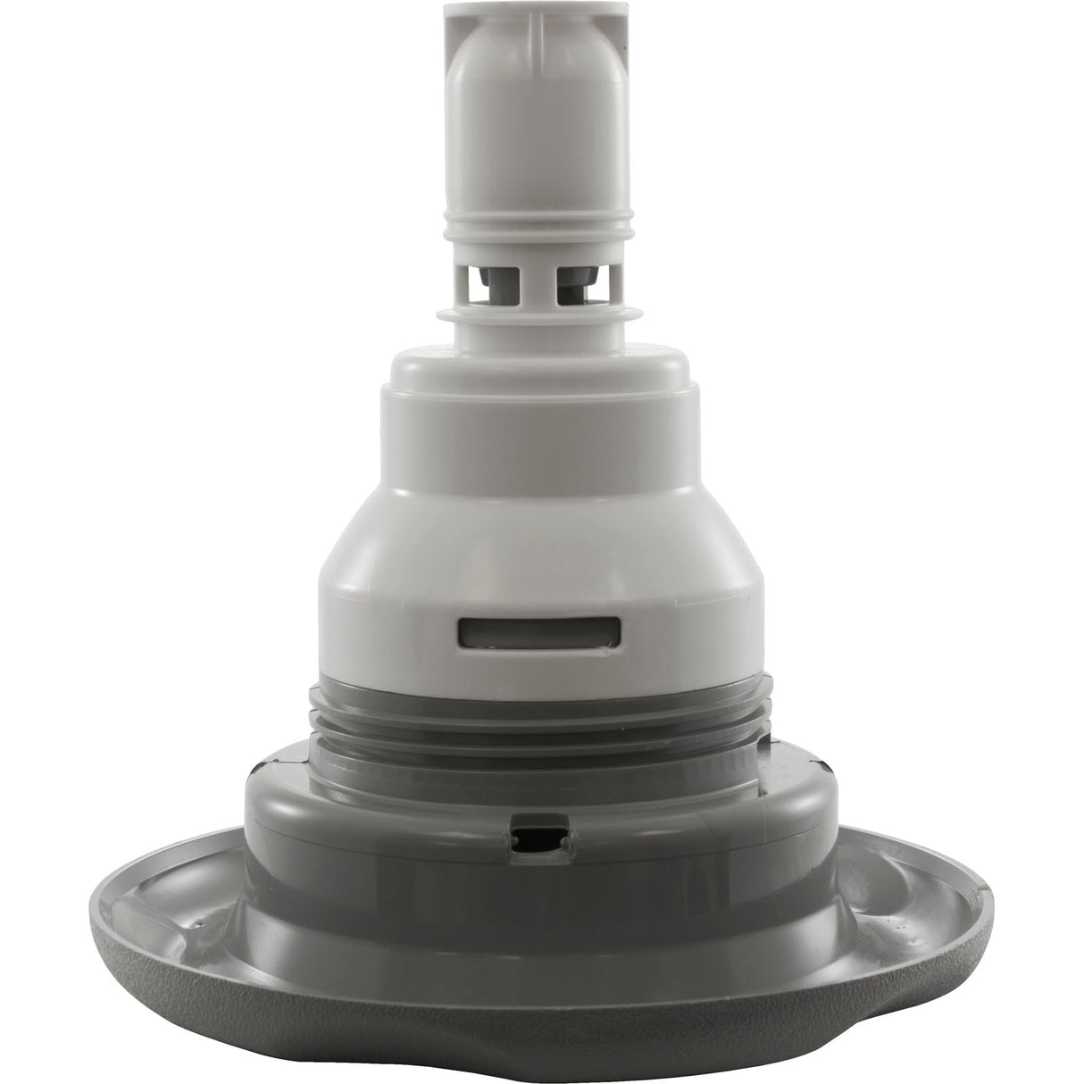 Jet Intl, WW Power Storm, 5"fd, Massage, Txt Scal, Gry, Thd : 229-7747
