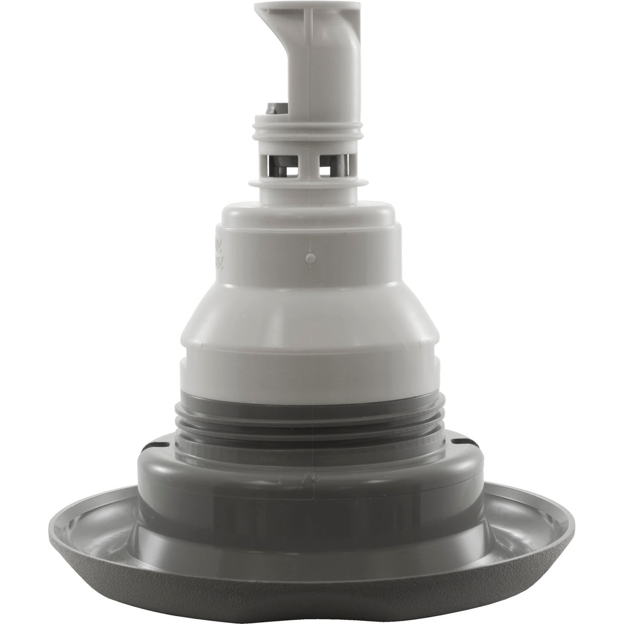 Jet Intl, WW Power Storm, 5"fd, Massage, Txt Scal, Gry, Thd : 229-7747