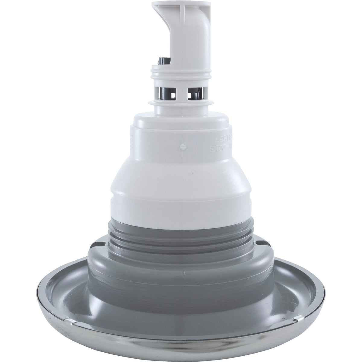 Jet Intl, WW Power Storm, 5"fd, Massage, Smth, SS/Gry, Thd : 229-7747S