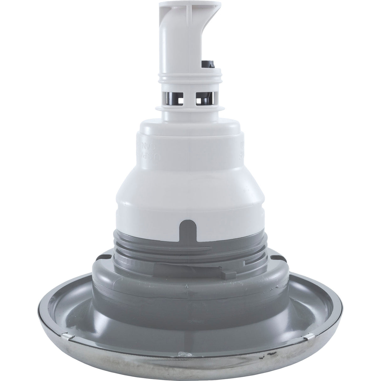 Jet Intl, WW Power Storm, 5"fd, Massage, Smth, SS/Gry, Thd : 229-7747S