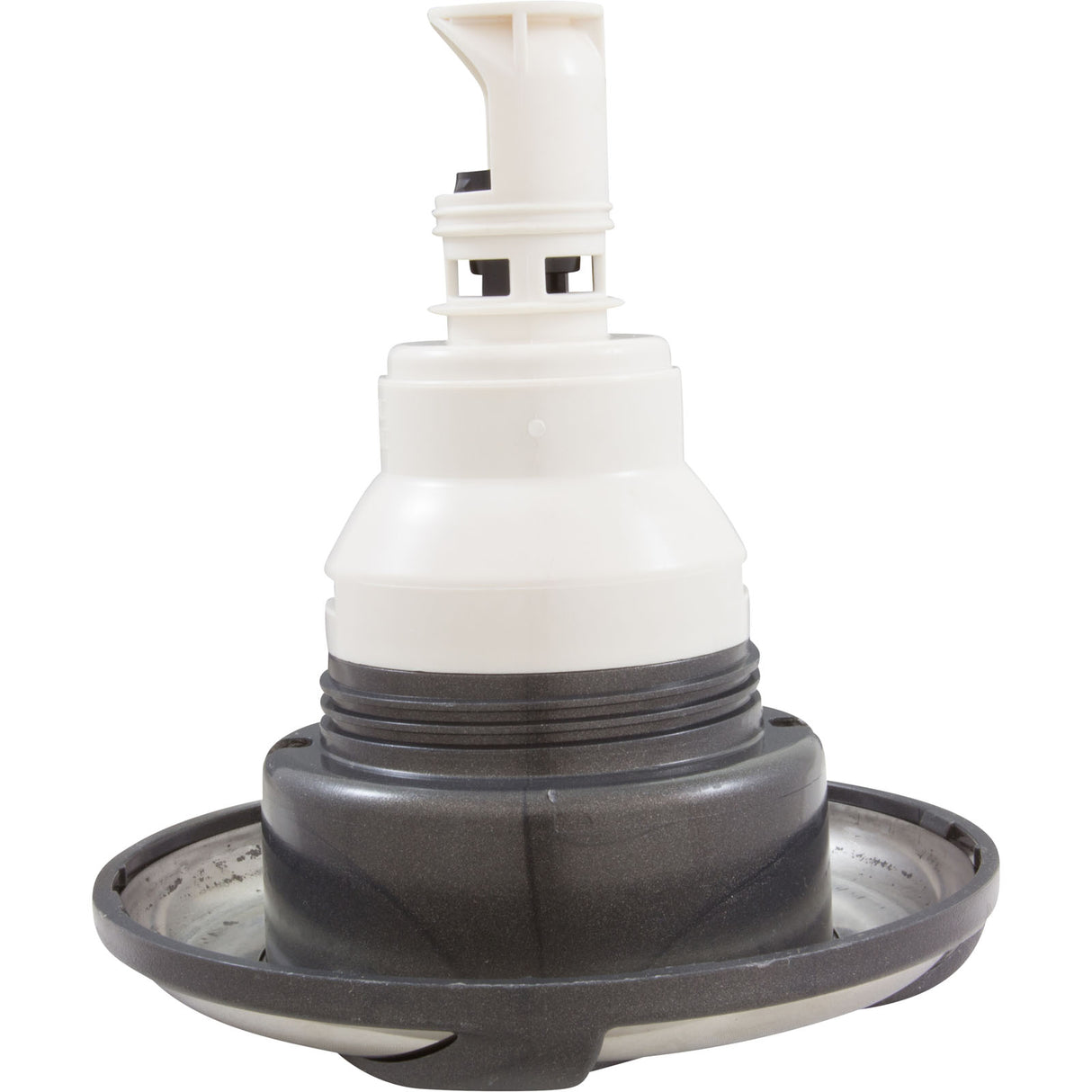 Jet Intl, WW Power Storm, Swrl, 5-1/4"fd, Fxd Roto, SS/DkGry, Thd : 229-6389DSG-1S