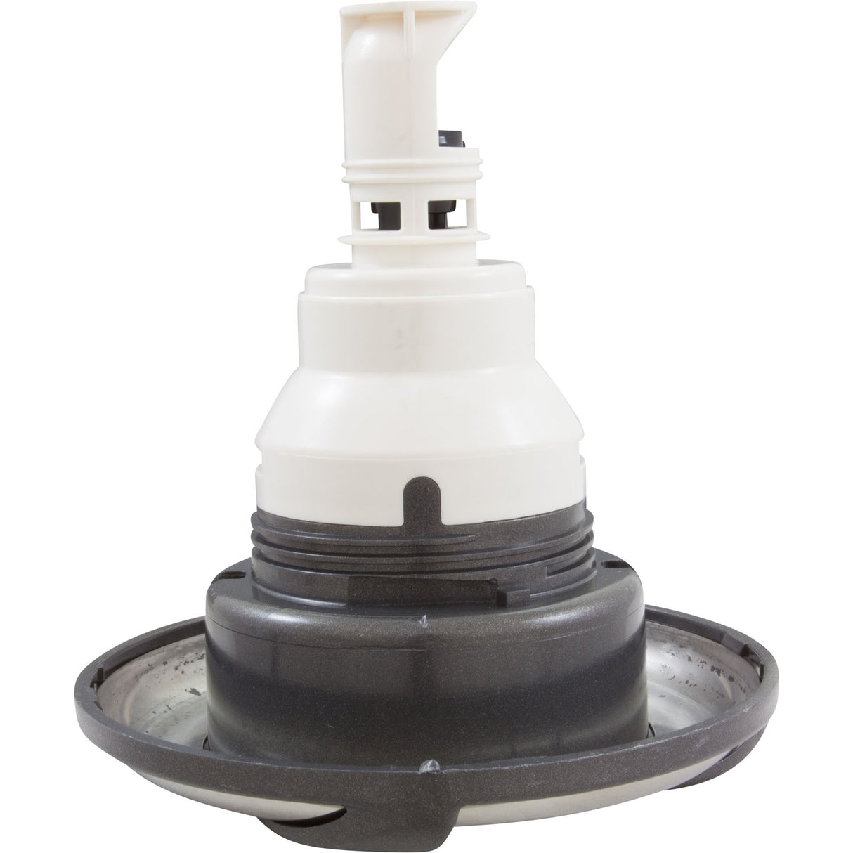 Jet Intl, WW Power Storm, Swrl, 5-1/4"fd, Fxd Roto, SS/DkGry, Thd : 229-6389DSG-1S