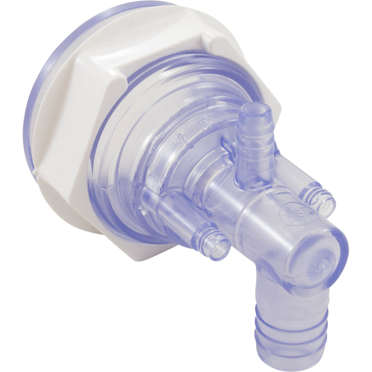 Jet Body, WW Poly Storm, a3/8"b, w3/4"b, Thd, Clear : 228-0408