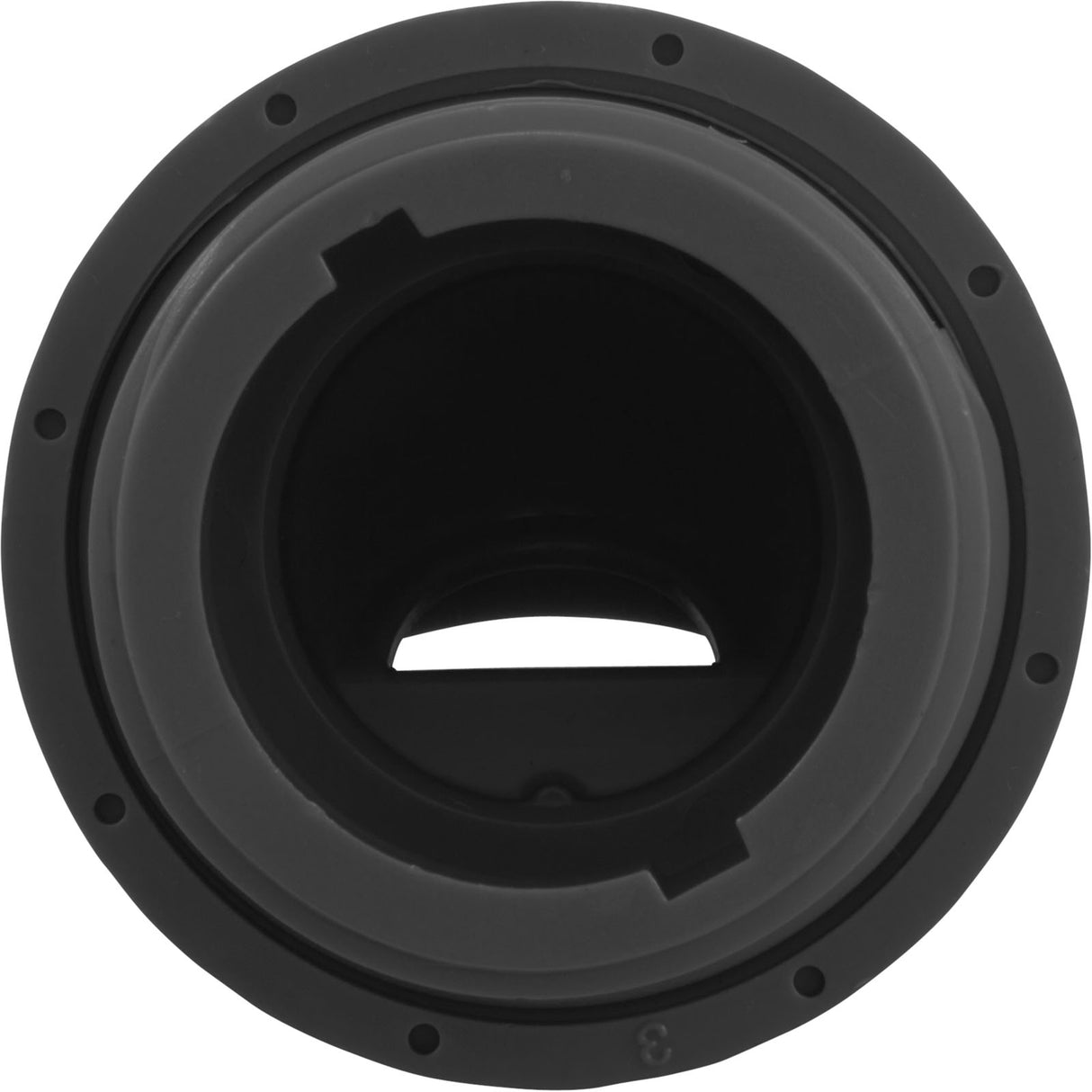 Inlet Fitting, Infusion Venturi, 1-1/2"mpt, Dk Gray : VRFTHDG - Infusion Pool Products - 858923003031 - PartsForSpas.com