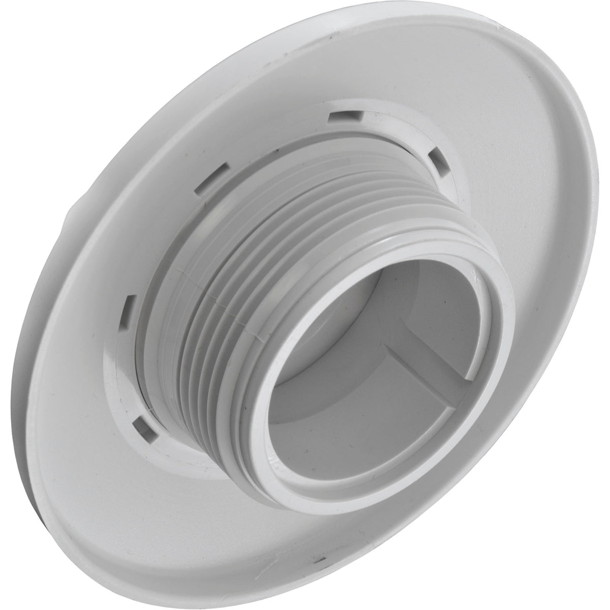 Inlet Fitting, Infusion Venturi, 1-1/2"mpt, w/Flange, White : VRFTHFWH