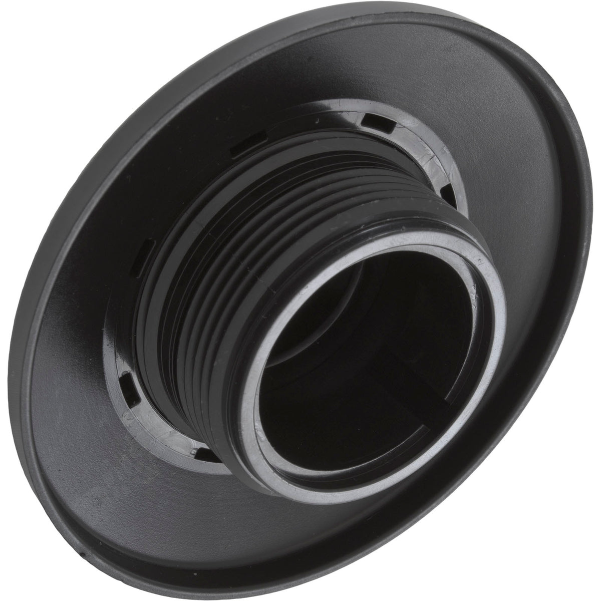 Inlet Fitting, Infusion Venturi, 1-1/2"mpt, w/Flange, Black : VRFTHFBK