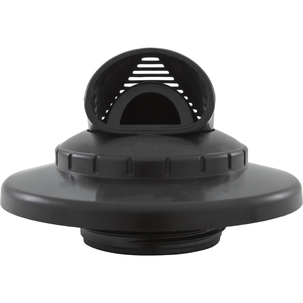 Inlet Fitting, Infusion Venturi, 1-1/2"mpt, w/Flange, Black : VRFTHFBK - Infusion Pool Products - 858923003161 - PartsForSpas.com