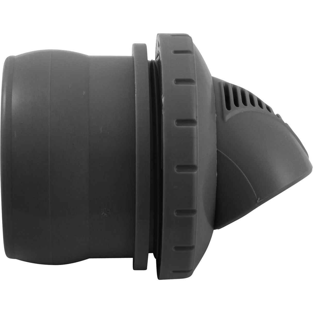 Inlet Fitting, Infusion Venturi, 2" Insider, Glueless, DkGry : VRFSAS2DG - Infusion Pool Products - 858923003390 - PartsForSpas.com