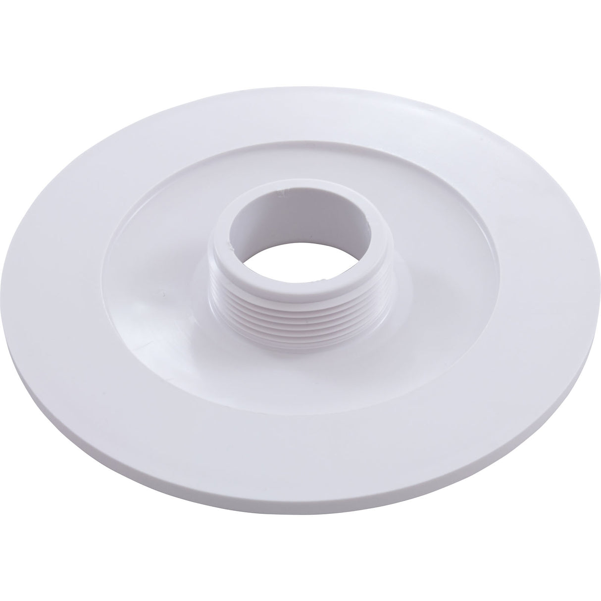 Wall Fitting, 6" dia, 1-7/8"hs, 1-1/2"mpt, White : 615T101
