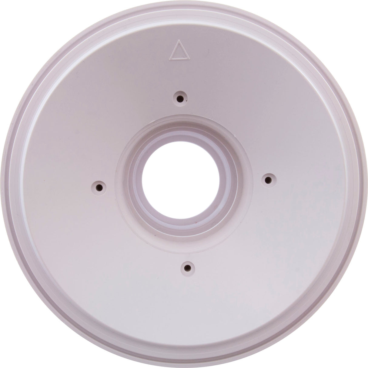 Wall Fitting, 6" dia, 2-3/8" Hole Size, 2" Slip, White : RND101