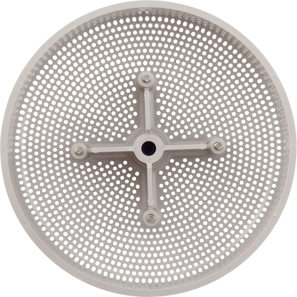 Suction Cover, HydroAir Repl, 6", 224gpm, w/Screws, White : 6HPHA101