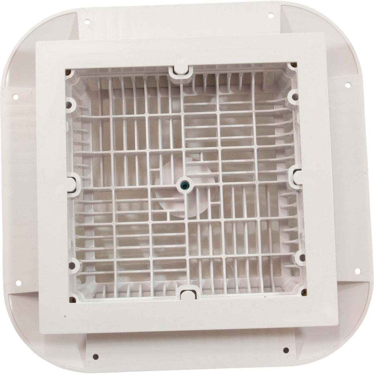Main Drain Grate, 14" x 14" Square, 2 Retro 9"x9", White : 914101