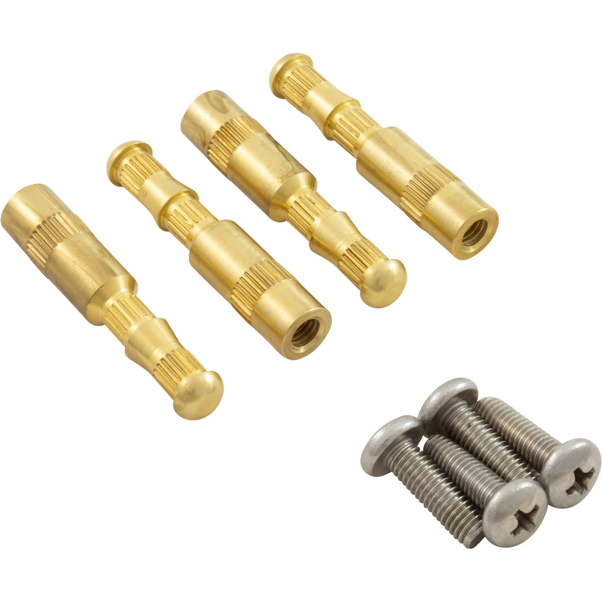 Main Drain Brass Insert, Aquastar, with Screw, Quantity 4 : BIK4