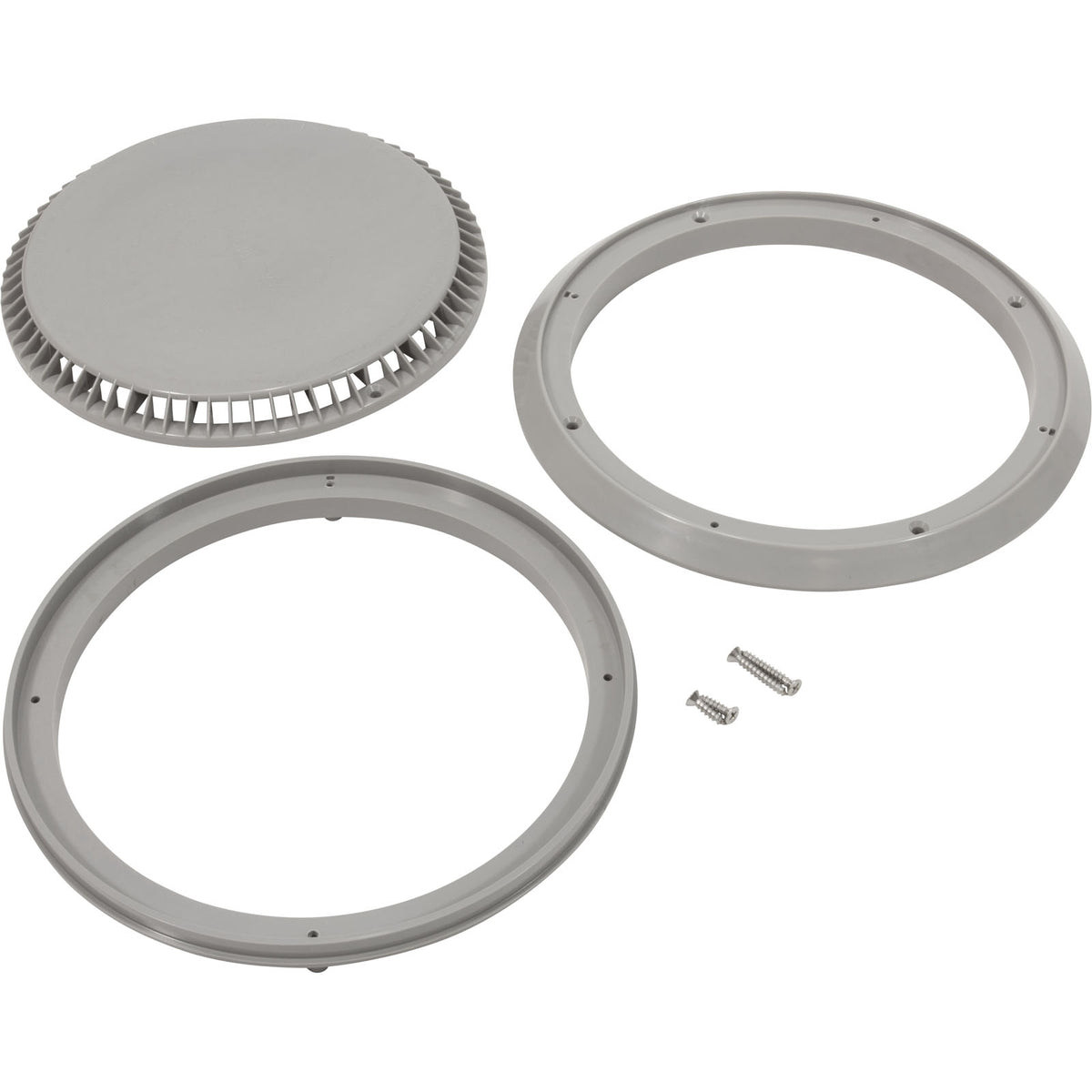 Cover, Aquastar, 10" Round, Gray, w/ Frame : 10AVR103 - Aquastar Pool Products - 8.83612E+11 - PartsForSpas.com