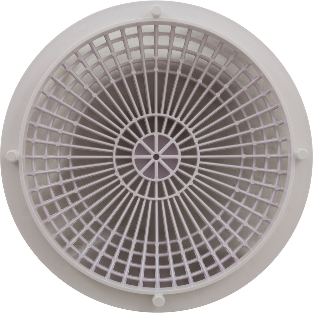 Cover, Aquastar MoFlo, 10" Round, w/Frame, White : 10MF101