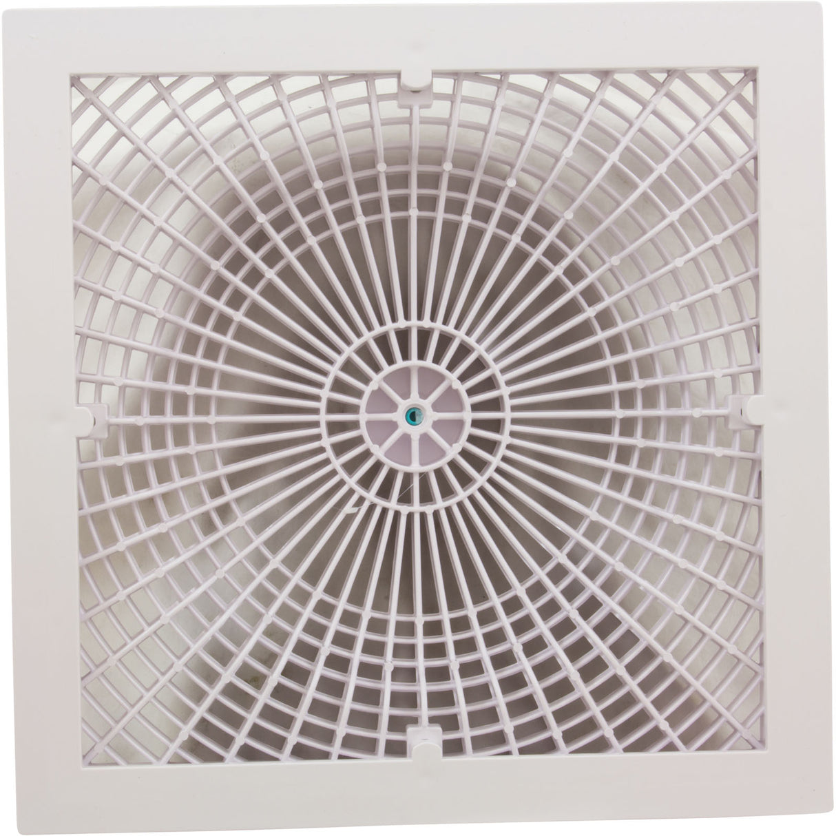 Cover, Aquastar MoFlo, 12" Square, w/ Frame, White : 12MF101