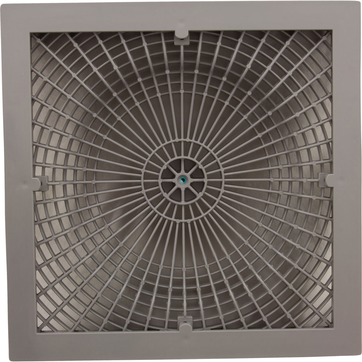 Main Drain Cover, Aquastar MoFlow, 12" Square, w/Fr, Lt Gry, VGB : 12MF103