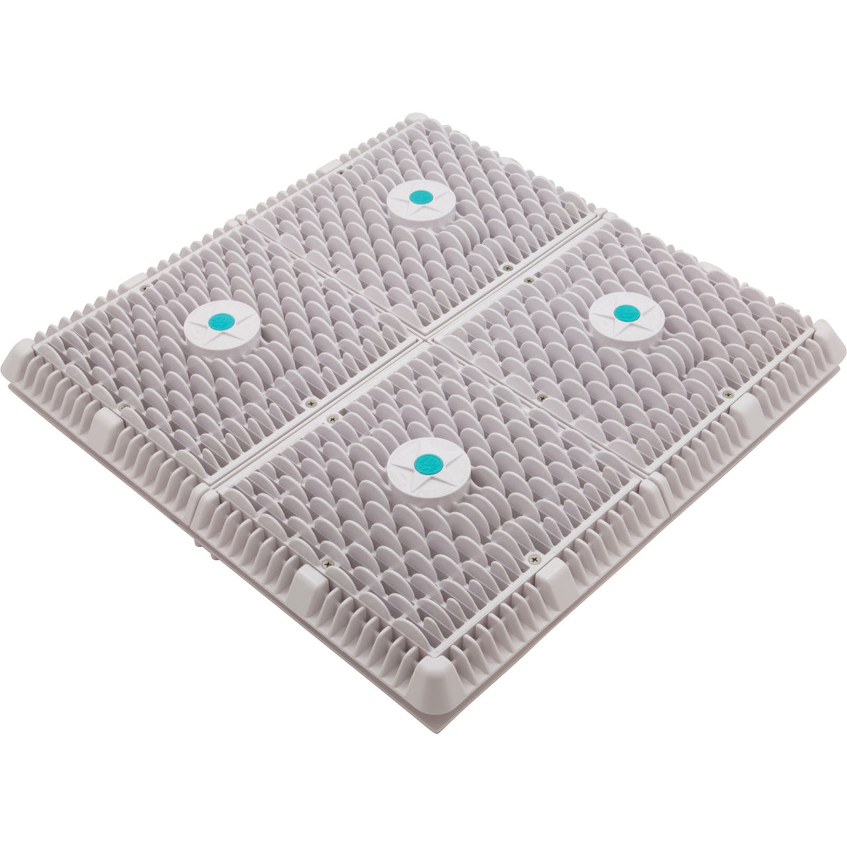 Wave Drain, AquaStar, 18" Square Mud Frame, White : WAV18WR101