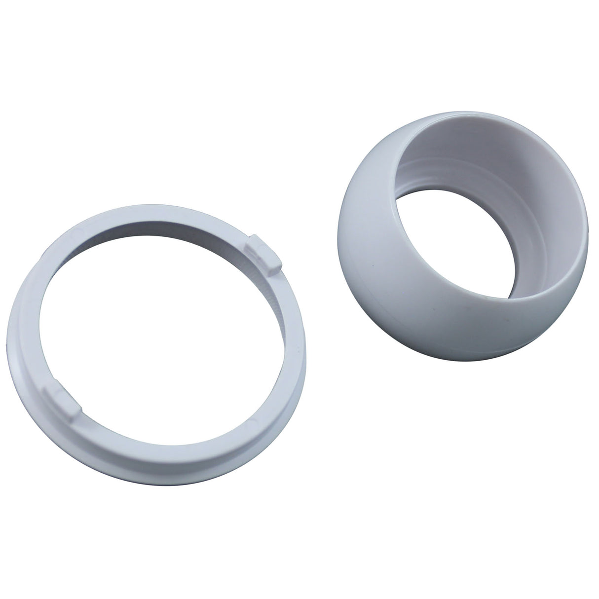 Eyeball w/Nut, AquaStar, 1", Standard, White : ASEN101 - AquaStar - 0883612036250 - PartsForSpas.com