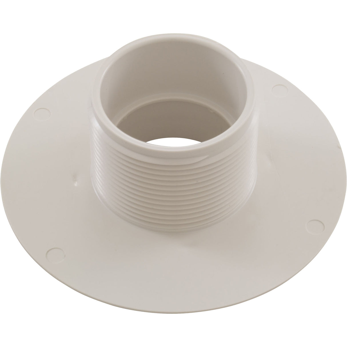 Wall Fitting, Aquastar, 6"dia, 2-1/2"mpt x 2"s, White : 625T20S101