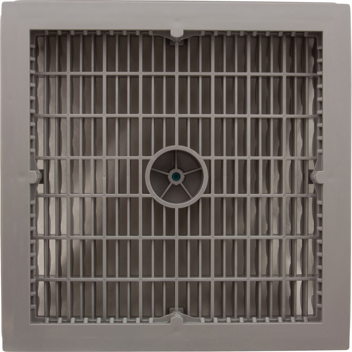 Main Drain Cover, Aquastar Wave, 12" Square, w/Fr, Lt Gry, VGB : WAV12WR103 - AquaStar - 8.83612E+11 - PartsForSpas.com