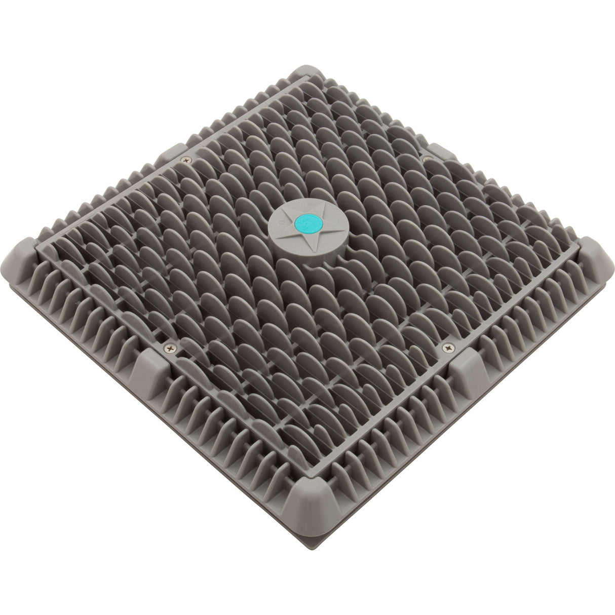 Main Drain Cover, Aquastar Wave, 12" Square, w/Fr, Lt Gry, VGB : WAV12WR103