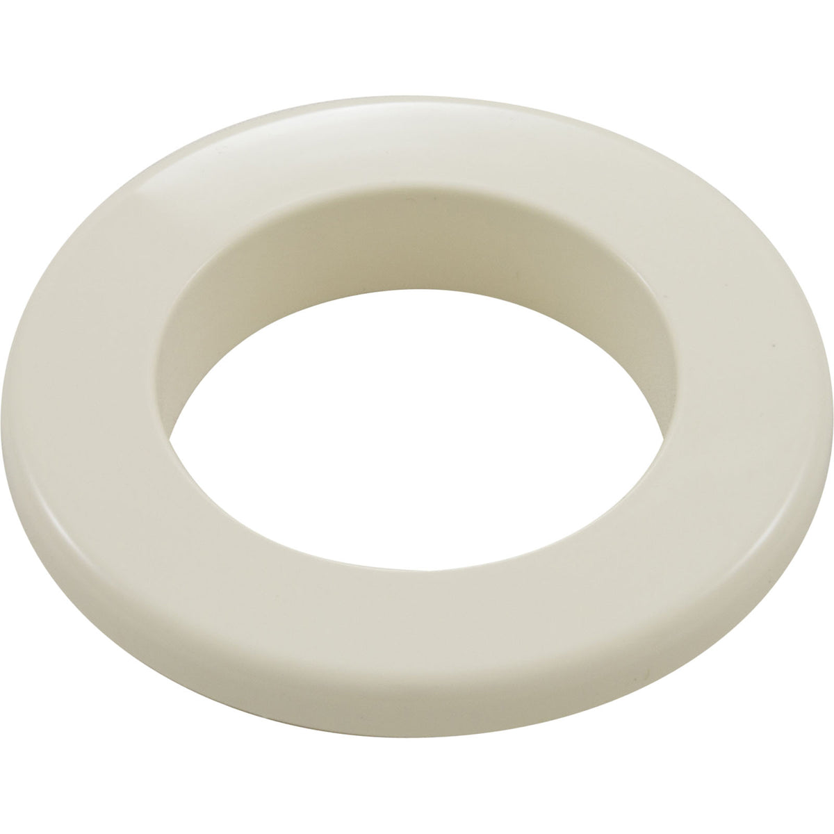 Escutcheon, BWG/GG Trans-Adj, 3-3/16"fd, Flat, Plastic, Biscuit : 25430-BC