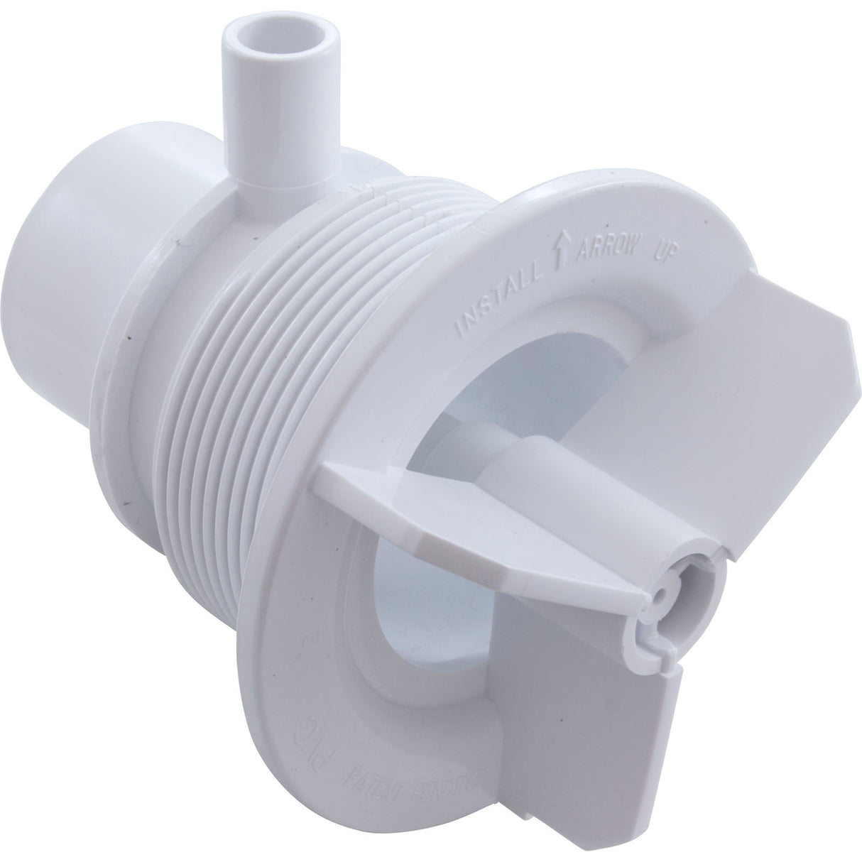 Wall Fitting, BWG/GG Suction Assy, 3-5/8"hs, 2"spg, White : 30420-WH