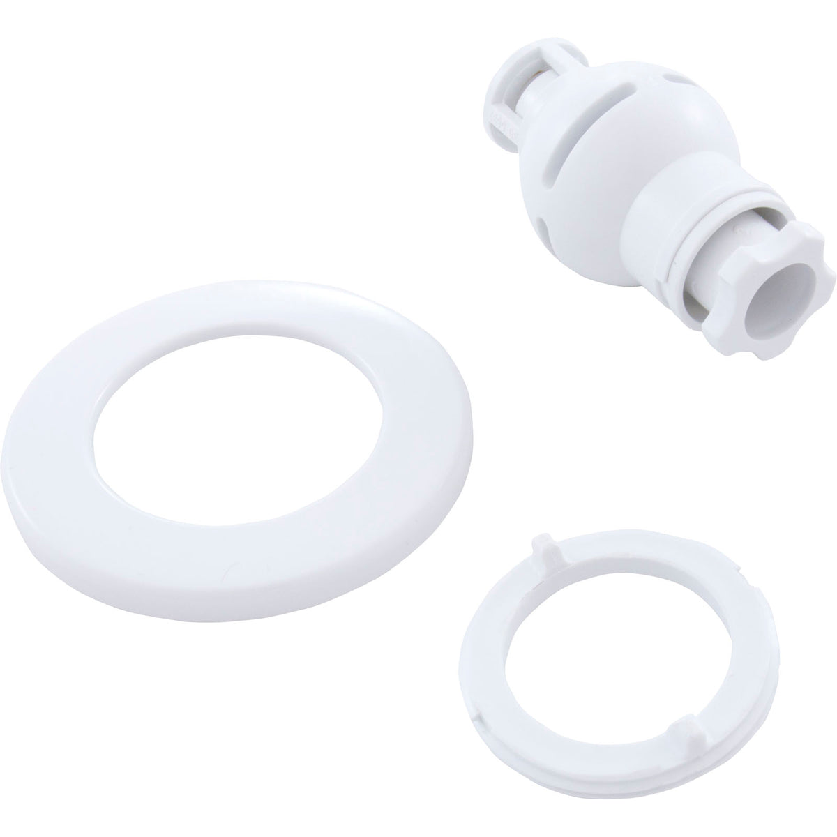 Nozzle, BWG/HAI Freedom, w/Escutcheon, White : 10-FS00TA WHT