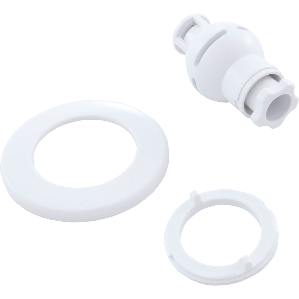 Nozzle, BWG/HAI Freedom, w/Escutcheon, White : 10-FS00TA WHT