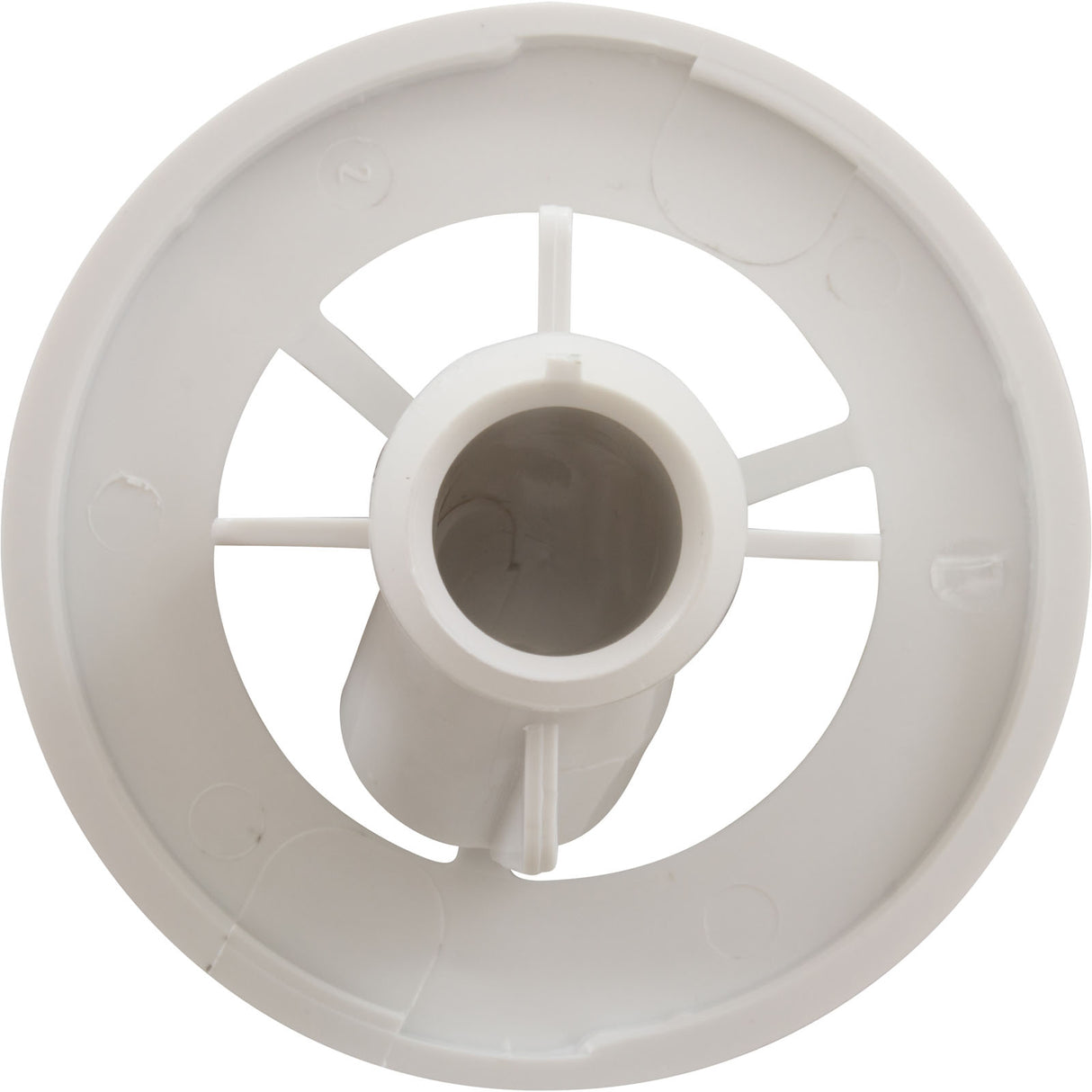 Jet Intl, BWG/HAI Microssage, 3-9/16"fd, Roto, Smth, White : 16-5230WHT