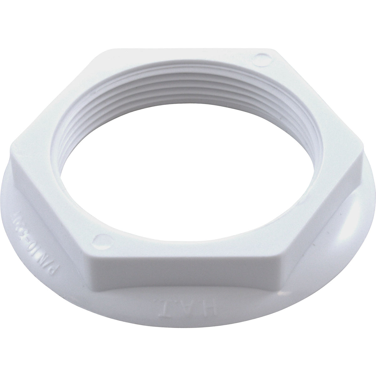 Nut, Balboa Water Group/HAI Hydro Jet, Wall Fitting, White, 2" : 30-3807WHT