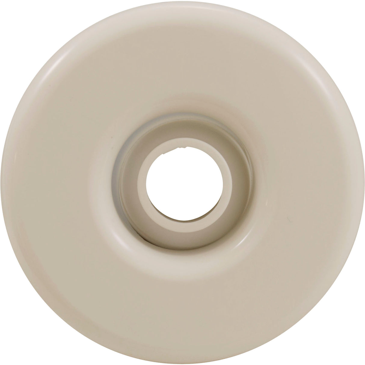 Escutcheon, BWG/HAI Slimline, Smth, w/Dir Eyeball, Biscuit : 10-3955BIS