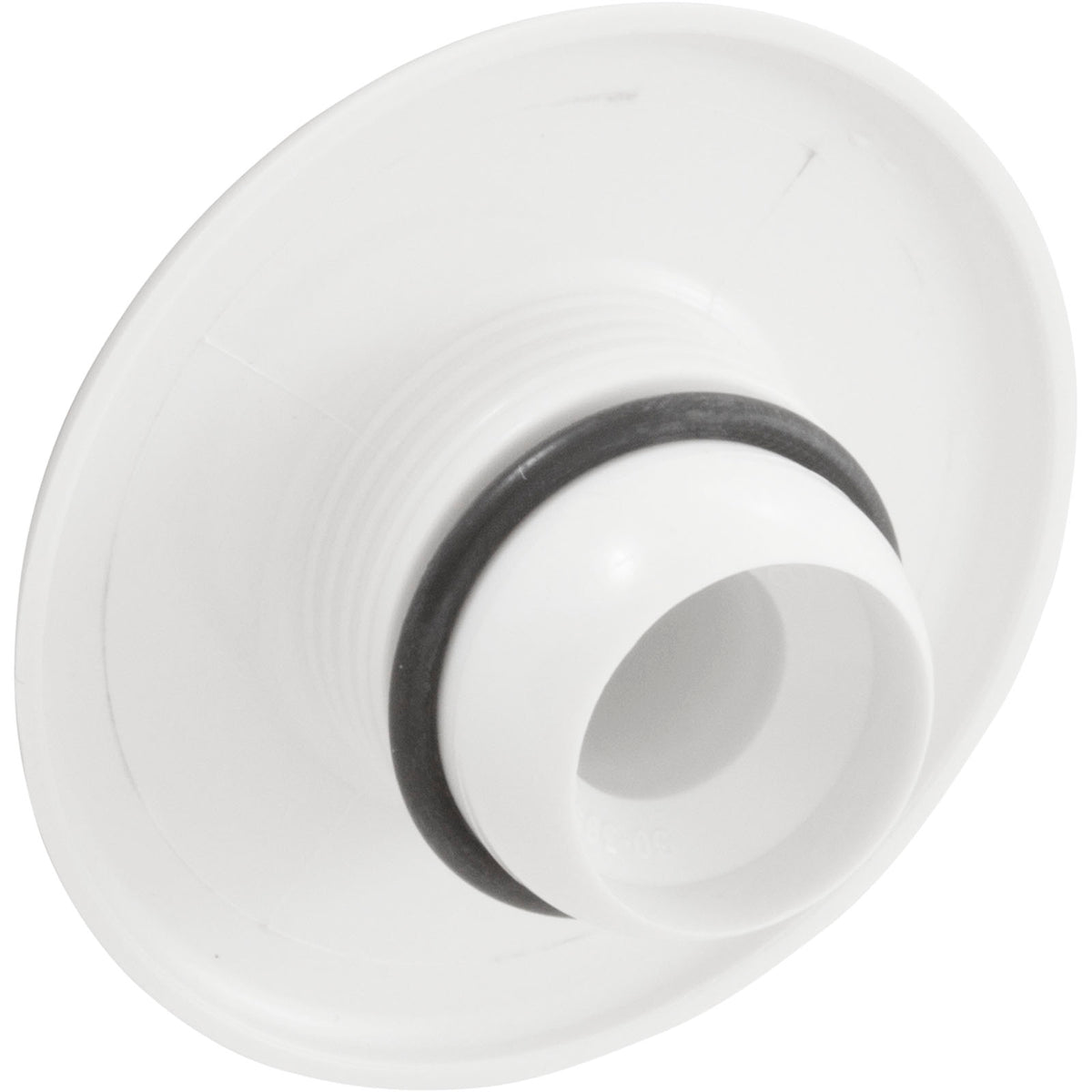 Escutcheon, BWG/HAI Slimline, Smth, w/Dir Eyeball, White : 10-3955WHT
