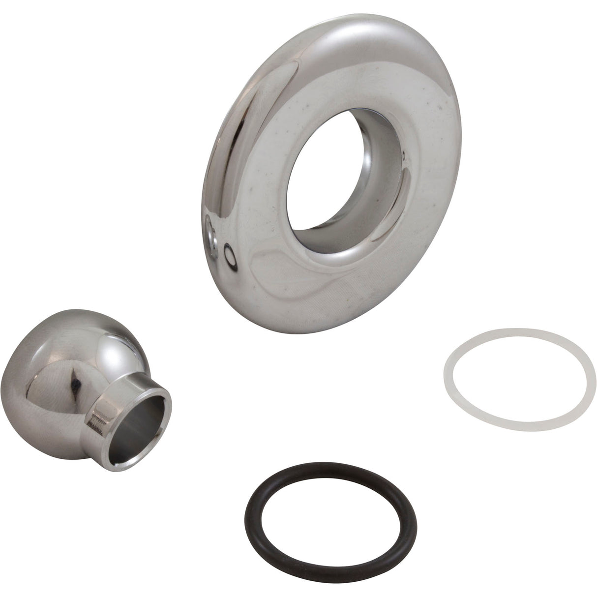 Escutcheon, BWG/HAI Slimline, Smth, w/Dir Eyeball, Chr : 10-3955M PC