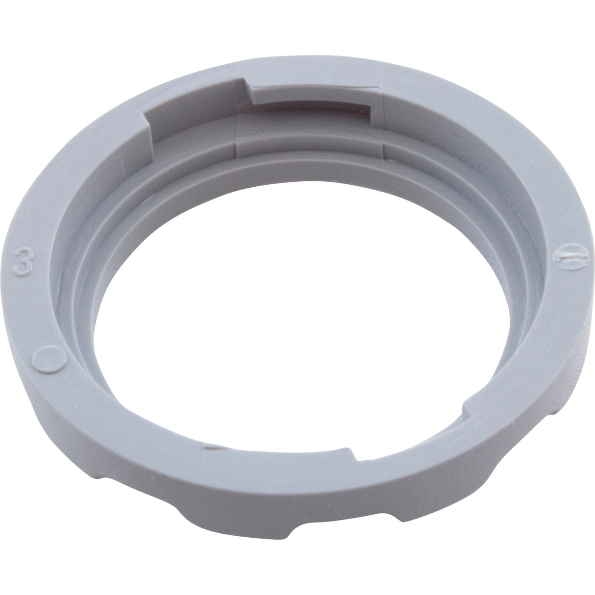 Escutcheon, BWG/HAI Duo Blaster Jet, Deluxe Scallop, Gry : 36-3921SL GRY