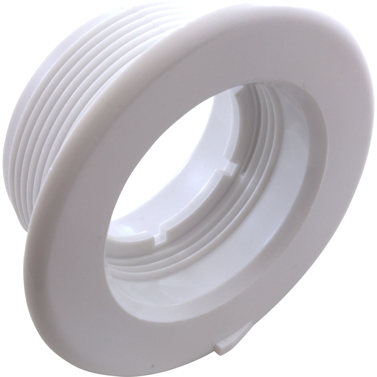 Wall Fitting, BWG/HAI Slimline Suction, 2-1/2"hs, White : 30-6908 - HydroAir/Balboa - 30-6908 - PartsForSpas.com