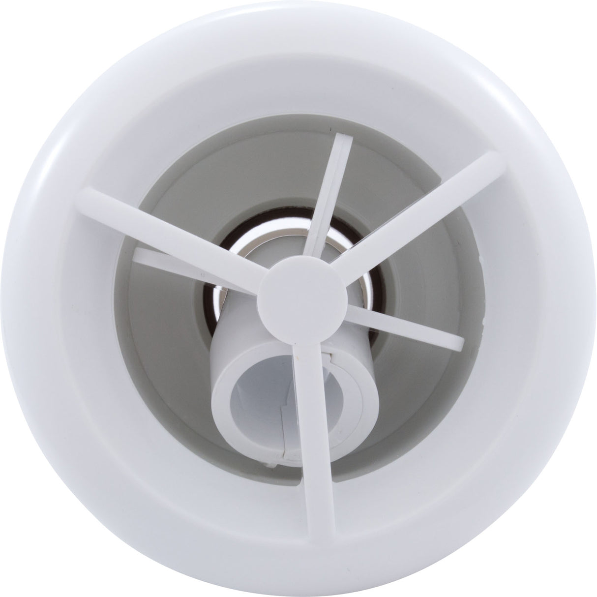 Wall Fitting Assy, BWG Microssage, Roto, Smth, White, Gunite : 16-5274WHT