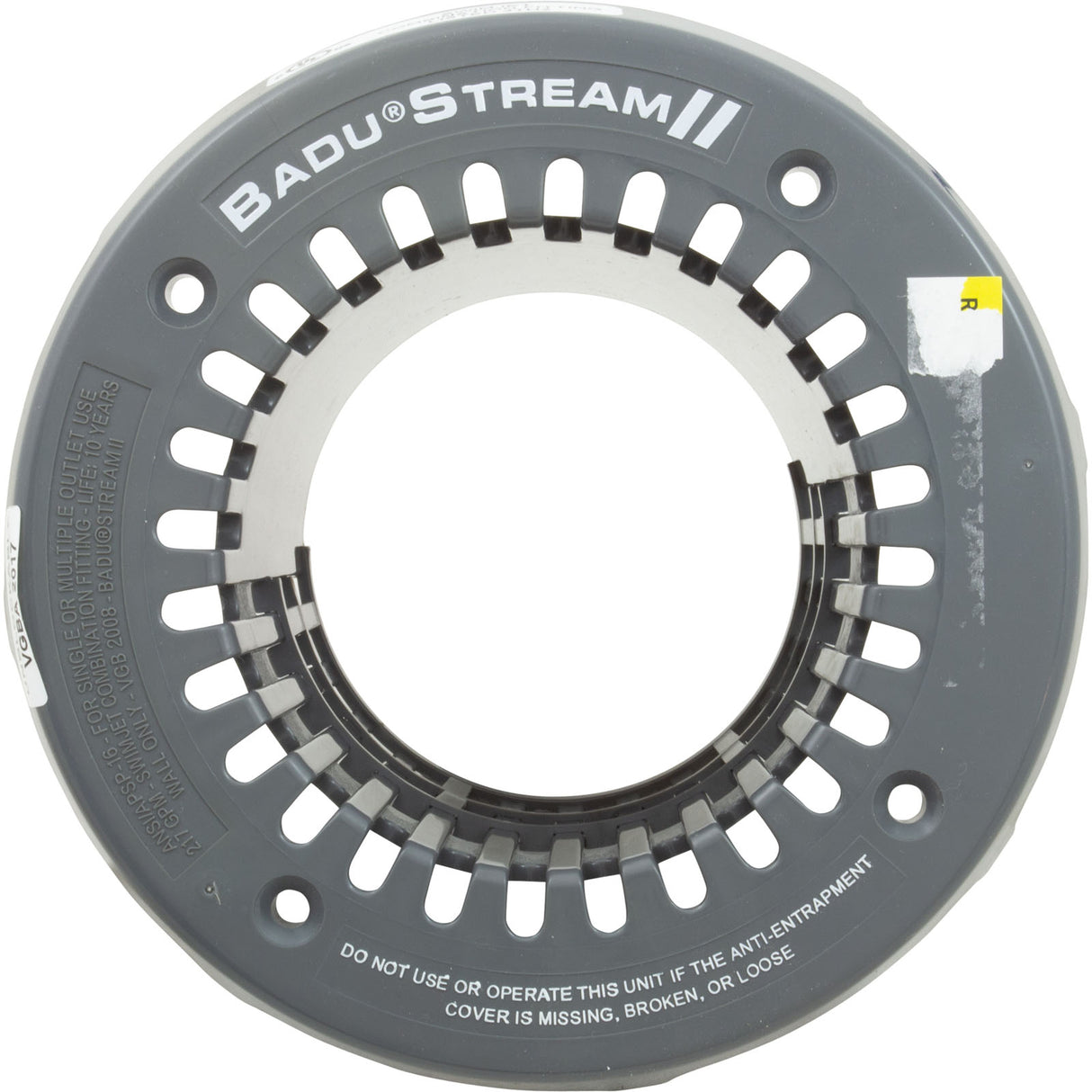 Cover, Speck Badu Stream II Jet, Round, Gray : 2308760004G