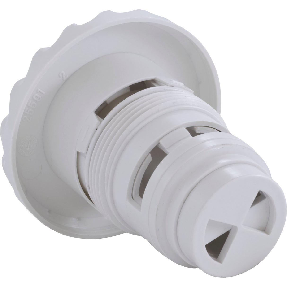 Jet Intl, Poly Jet Generic, 3-3/8"fd, Pulsator, Dlx Scal, White : 25591-230-000