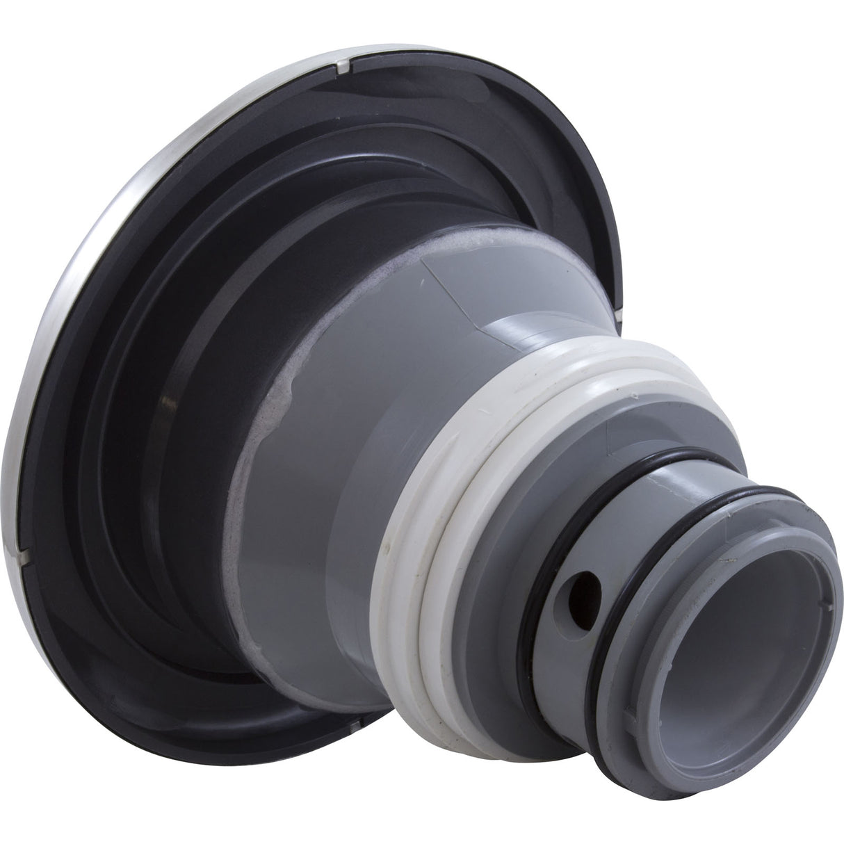 Jet Intl, CMP Jumbo, 7-1/2"fd, Massage, Scalloped, SS/Graph Gry : 23570-142-000