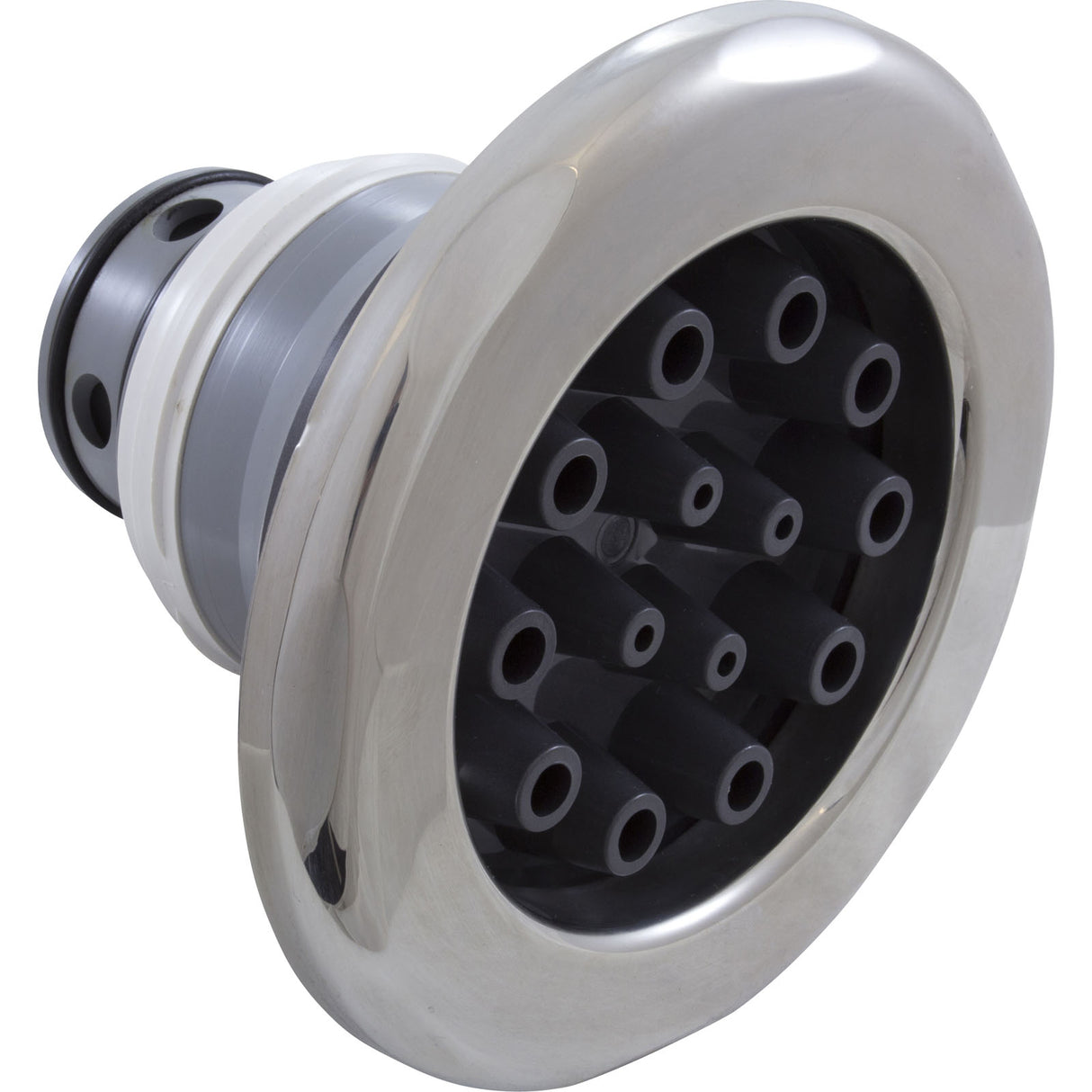 Jet Intl, CMP Jumbo, 7-1/2"fd, Massage, Scalloped, SS/Graph Gry : 23570-142-000